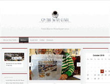 Tablet Screenshot of onthewaycaferye.com